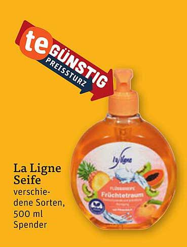 La Ligne Seife verschiedene Sorten, 500 ml Spender