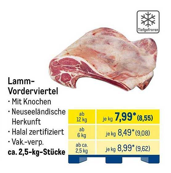 Lamm-Vorderviertel