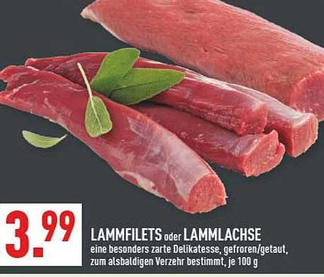 LAMMFILETS oder LAMMLACHSE
