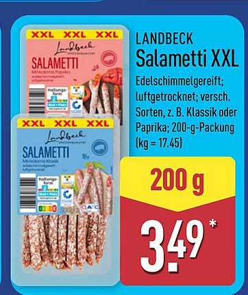LANDBECK Salametti XXL