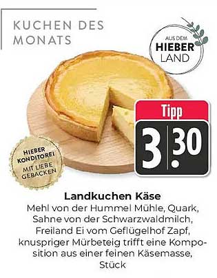 Landkuchen Käse