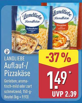 LANDLIEBE Auflauf-/Pizzakäse