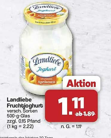 Landliebe Fruchtjoghurt