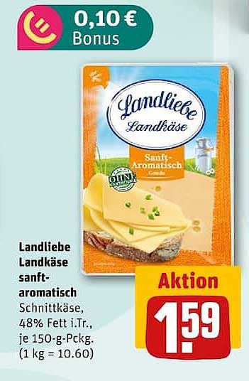 Landliebe Landkäse sanft-aromatisch