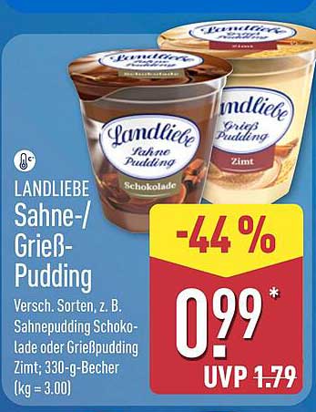 LANDLIEBE Sahne-/Grießpudding