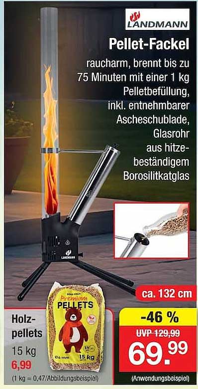 LANDMANN Pellet-Fackel