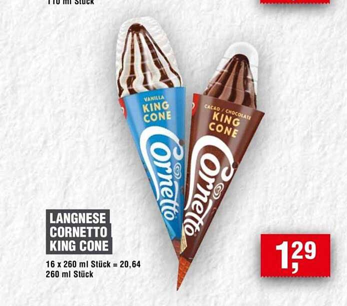 LANGNESE CORNETTO KING CONE
