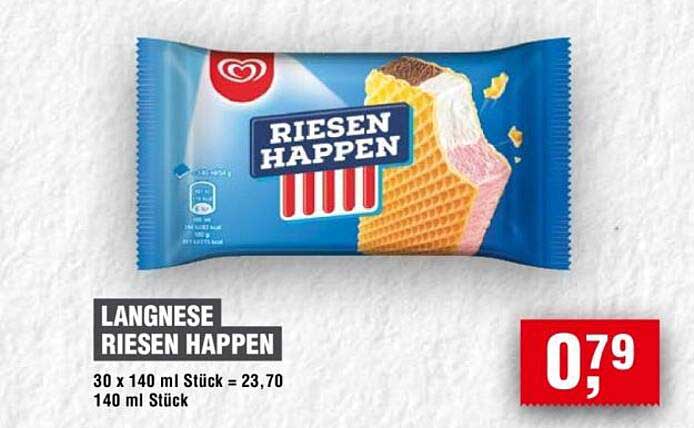 LANGNESE RIESEN HAPPEN