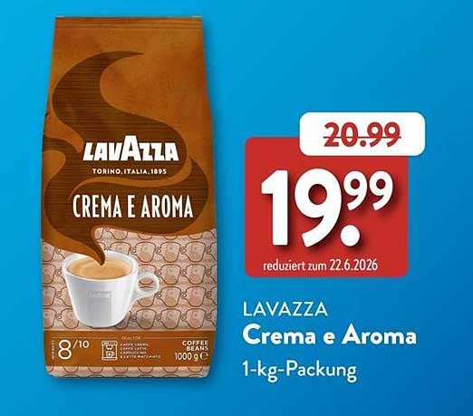 LAVAZZA Crema e Aroma 1-kg-Packung