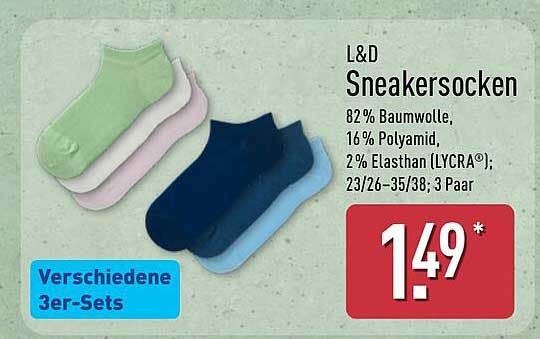 L&D Sneakersocken