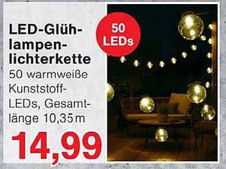 LED-Glüh-lampen-lichterkette