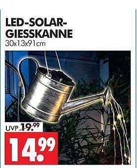 LED-SOLAR-GIESSKANNE 30x13x91cm