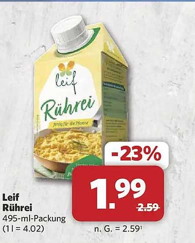 Leif Rührei 495-ml-Packung (1 l = 4.02)
