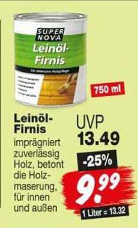 Leinöl-Firnis