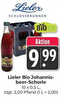 Lieler Bio Johannisbeer-Schorle