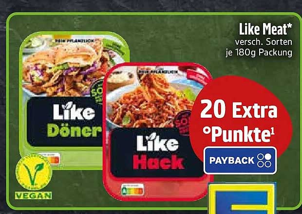 Like Meat* versch. Sorten je 180g Packung