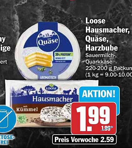 Loose Hausmacher, Quäse, Harzblu