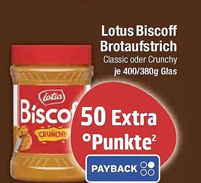 Lotus Biscoff Brotaufstrich Classic oder Crunchy je 400/380g Glas