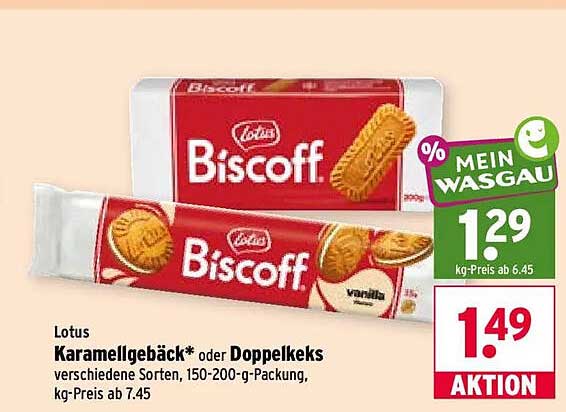 Lotus Karamellgebäck* oder Doppelkeks