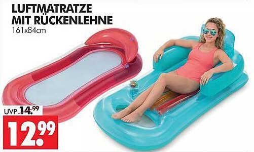 LUFTMATRATZE MIT RÜCKENLEHNE