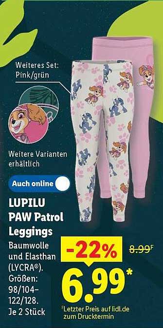 LUPILU PAW Patrol Leggings