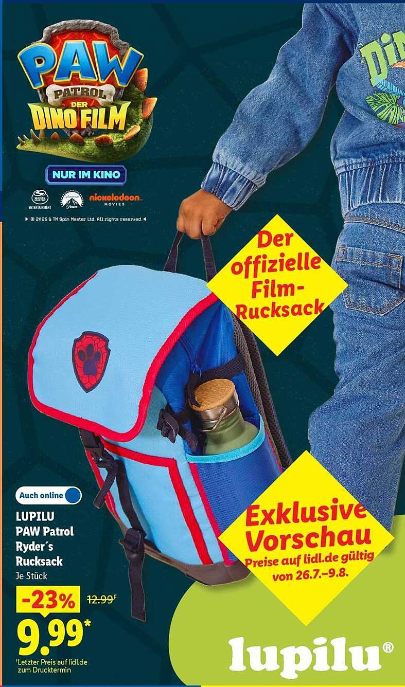 LUPILU PAW Patrol Ryder´s Rucksack