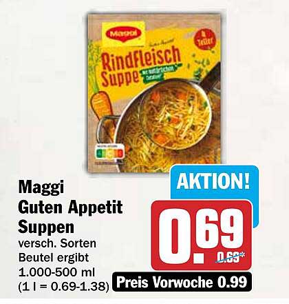 Maggi Guten Appetit Suppen