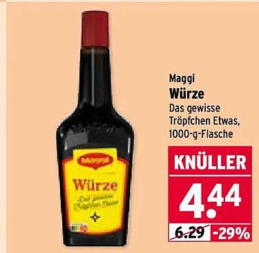 Maggi Würze Das gewisse Tröpfchen Etwas, 1000-g-Flasche