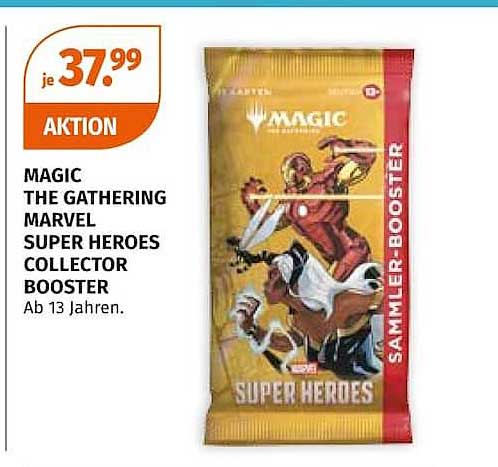 MAGIC THE GATHERING MARVEL SUPER HEROES COLLECTOR BOOSTER