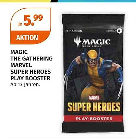 MAGIC THE GATHERING MARVEL SUPER HEROES PLAY BOOSTER