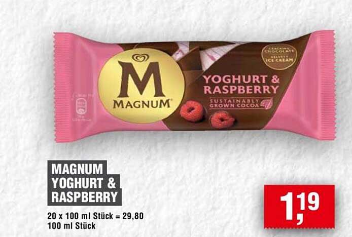MAGNUM YOGHURT & RASPBERRY