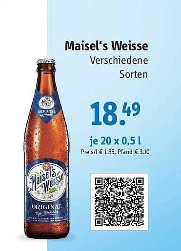 Maisel’s Weisse Verschiedene Sorten