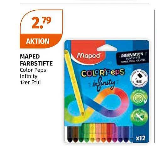 MAPED FARBSTIFTE Color Peps Infinity 12er Etui