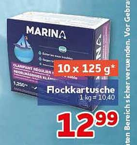 MARINA Flockkartusche 10 x 125 g