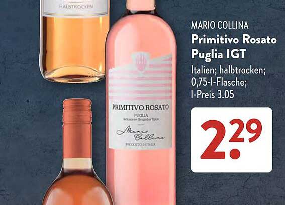 MARIO COLLINA Primitivo Rosato Puglia IGT