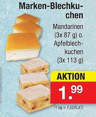 Marken-Blechkuchen