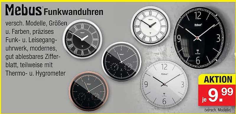 Mebus Funkwanduhren