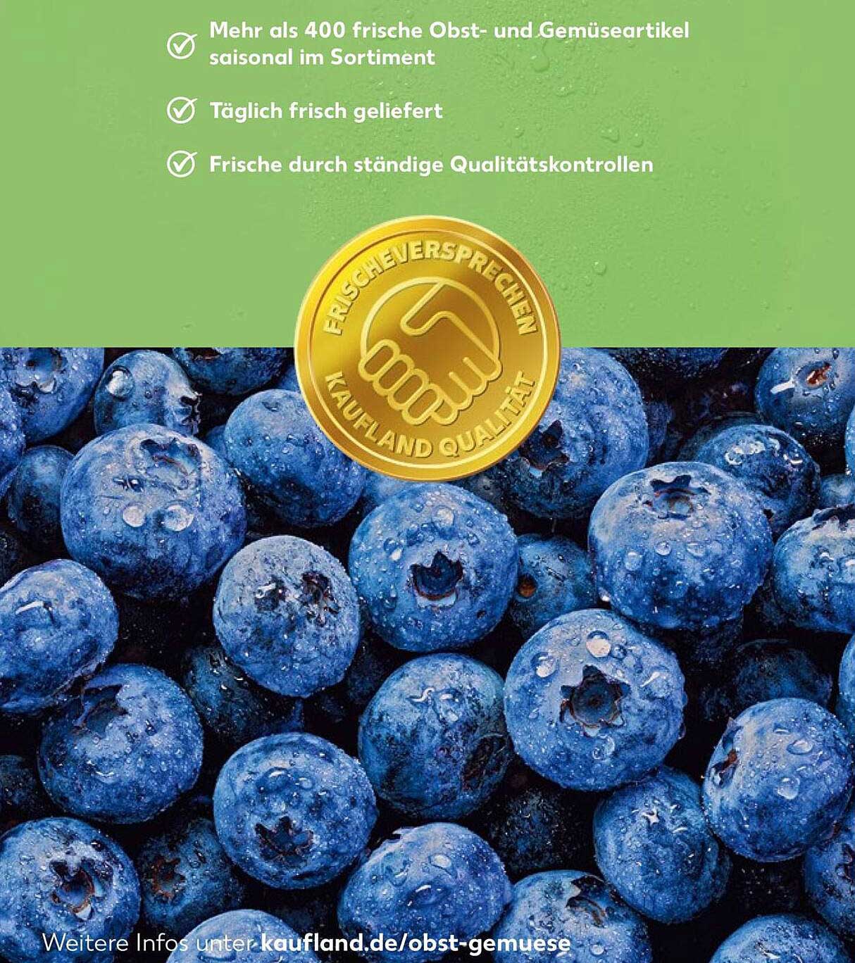 Mehr als 400 frische Obst- und Gemüseartikel saisonal im Sortiment