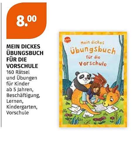 MEIN DICKES ÜBUNGSBUCH FÜR DIE VORSCHULE