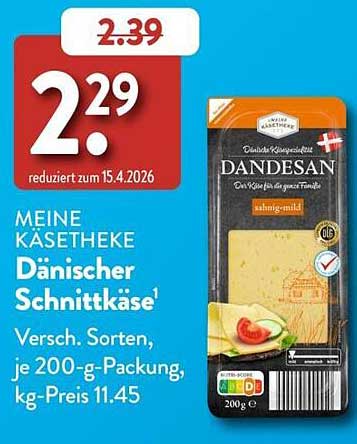 MEINE KÄSETHEKE Dänischer Schnittkäse¹