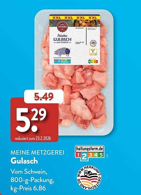 MEINE METZGEREI Gulasch