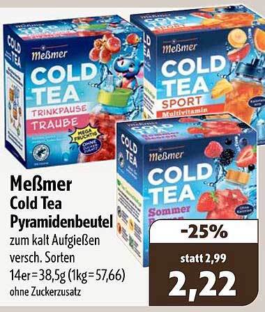 Meßmer Cold Tea Pyramidenbeutel