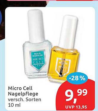 Micro Cell Nagelpflege versch. Sorten 10 ml