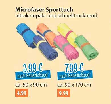 Microfaser Sporttuch