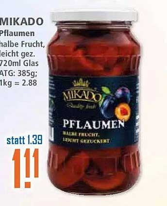 MIKADO Pflaumen