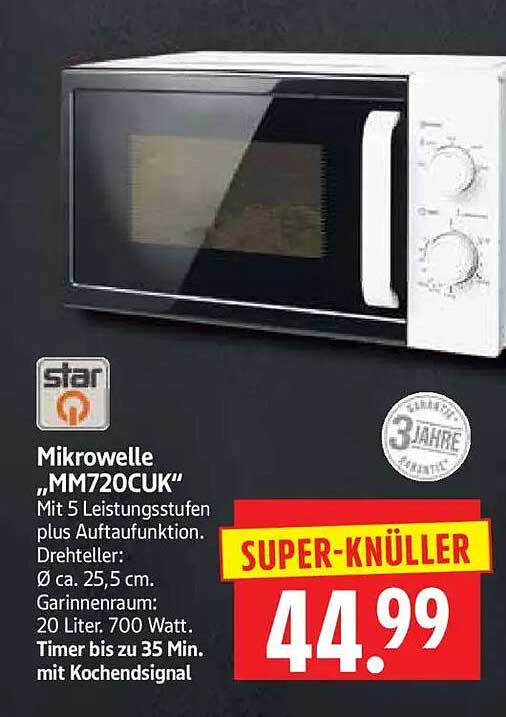 Mikrowelle „MM720CUK“