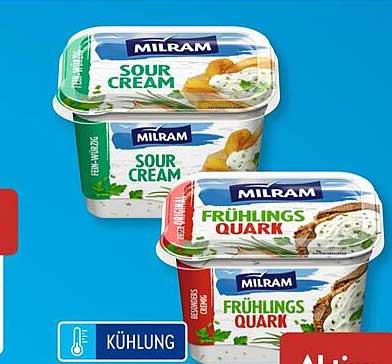 MILRAM SOUR CREAM / MILRAM FRÜHLINGS QUARK