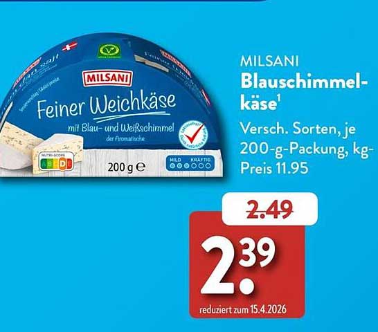 MILSANI Blauschimmelkäse¹