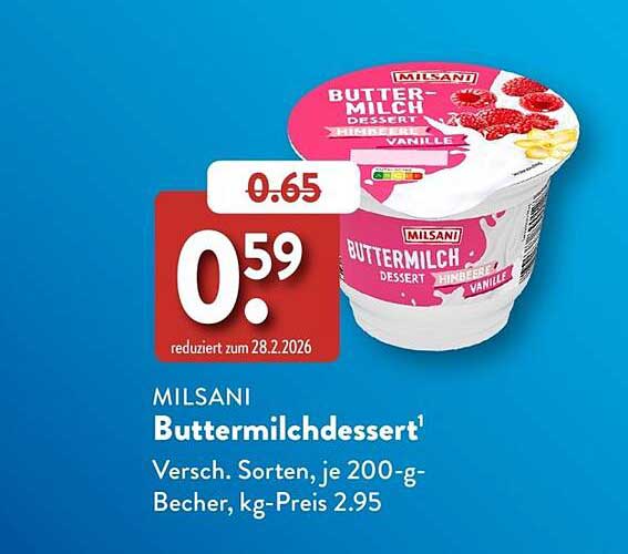 MILSANI Buttermilchdessert