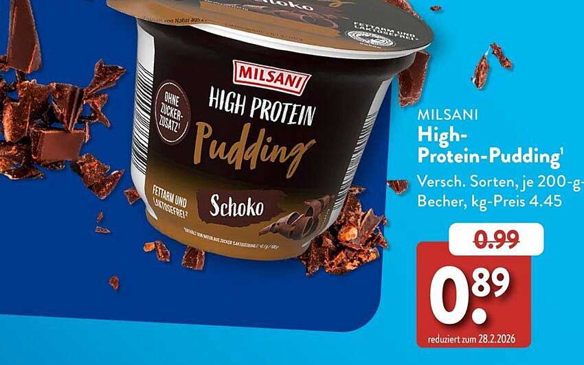 MILSANI High-Protein-Pudding